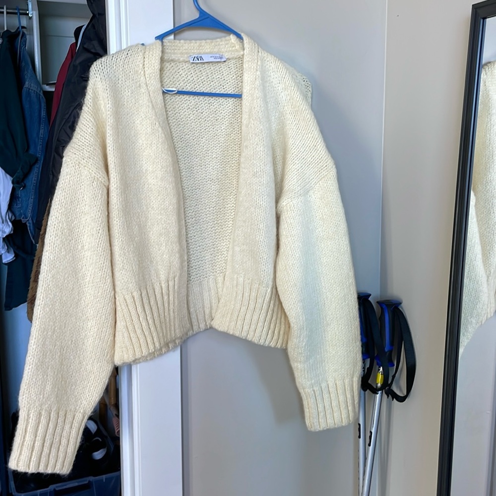 Zara cropped cardigan